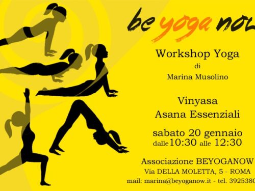 workshop vinyasa yoga asana essenziali
