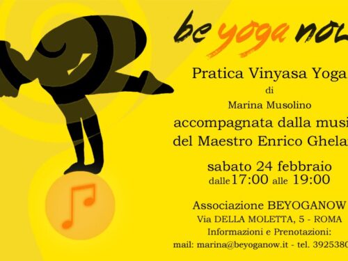 Pratica Vinyasa Yoga con musica live