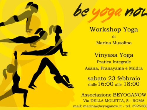 Workshop Vinyasa YOGA Roma – Asana Pranayama Mudra